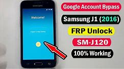 Samsung J1 2016 FRP Bypass | Samsung J1-2016 (SM-J120) Google Account Bypass 100% Easy Without Pc |