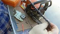 How to Install a Chainsaw Chain Blade or Bar