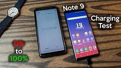 Samsung Galaxy Note 9 Charging Test (0% to 100%)