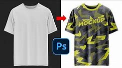 Master Tutorial, How to make t-shirt mockup template (Full Course)