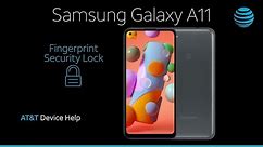Learn how to set up Fingerprint Security Lock on Your Samsung Galaxy A11 | AT&T Wireless