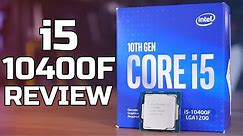 THE BEST 10th GEN CPU? - Intel i5 10400F Review - TechteamGB