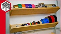 Super Easy Tape Organizer - How To Make One