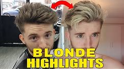 Blonde Highlights for MEN and how I did it
