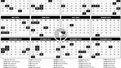 2025 Calendar - Printable Calendar 2025 With Holidays