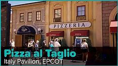 Disney World’s Best Pizza! Pizza al Taglio | Italy Pavilion, EPCOT