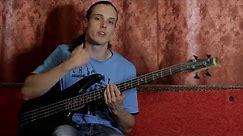 How to play 'Orion' intro (bass lesson + tabs) #TotalCliff