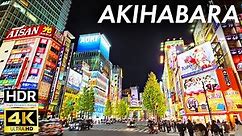 【Japan Night Walk】Akihabara -Tokyo Electric Town- #4K #hdr