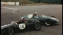 1961 Car Racing original film Wheelspin ‘61 BRSCC By Roscoe Films