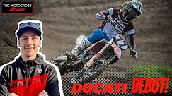 Ducati's INCREDIBLE motocross debut! Lupino talks first race for the team!