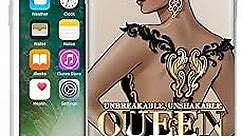 Head Case Designs Unbreakable Woman Gold Queens Soft Gel Case Compatible with Apple iPhone 7 Plus/iPhone 8 Plus