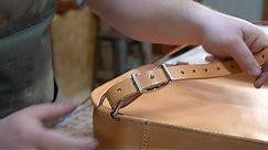 A better buckle for making your leather backpack straps - Conway buckles