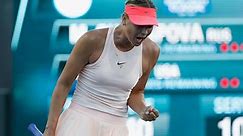Maria Sharapova wins at the Bank of the West Classic