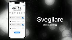 Best Alarm Clock App for Heavy Sleepers 2023 | Smart Alarm | Sveglia FREE APP Available on iOS and Android
