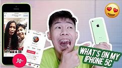 WHAT'S ON MY IPHONE 5C! (IYAK SYA IH HAHA!) | RenielReyesTV (PHILIPPINES)