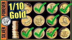 Stack the [BEST] 1/10 oz Gold Coin Collection