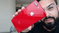Product RED iPhone 8 UNBOXING and REVIEW