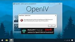 How to Fix OpenIV System Error: d3d9.dll Missing