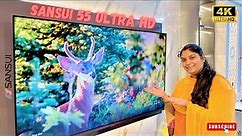 Unboxing Sansui 55 inch 4K Ultra HD Qled Smart TV | Hindi TV Review | Sonal Deepak Singh