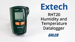 Extech's RHT20 Humidity and Temperature Datalogger
