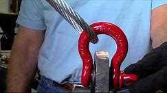 Crosby Rigging Tips: Side loading of shackles