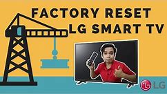 How to Reset LG TV to Factory Settings and Re-Setup