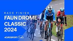 HARD-FOUGHT WIN 💪 | Faun Drome Classic 2024 Finish | Eurosport Cycling