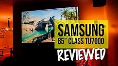 Next-Level Home Entertainment: Samsung 85" Class TU7000 UHD TV Review