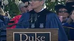 Tim Cook's not-so-subtle shade in Duke graduation speech