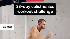 28-day calisthenics workout challenge👉