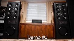 Polk Audio SDA SRS Vintage Speakers Demo, Onkyo M5099 - "Over"