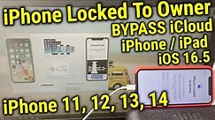 Bypass iOS 16 5 iCloud Locked To Owner iPhone 11, 12, 13, 14 Checkra1n Windows