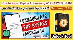 Samsung A12 (A127f) FRP unlock done 2024 Android 13 | Samsung A12 FRP Google Account Unlock |