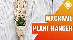 Macrame plant hanger with beads | Macrame diy | Macrame plant hanger with ring