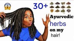 30 + Ayurveda Herbs Treatment For Stronger Healthy Hair Growth | Natural Hair Length Retention