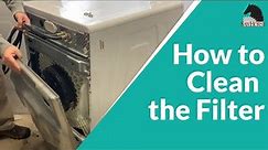 How to clean the filter on Whirlpool front loading washing machine