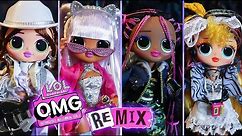 LOL Surprise OMG REMIX *Full Set of 4* Dolls (Kitty K, Pop B.B., Honeylicious, Lonestar) REVIEW!