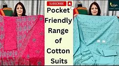 26/05/24🌸Order@7015950491 Budget Friendly Pure Cotton Suits 🌸