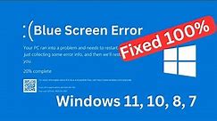 How to fix Blue Screen Error in windows | Blue screen error windows 11