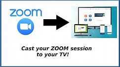 Cast your Zoom Meeting to your TV with Chromecast - Howto Video