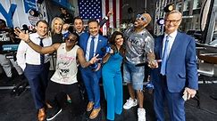'Fox & Friends' crew dances with Flo Rida on the FOX Square stage