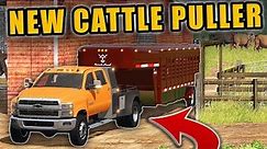 OUR NEW CATTLE PULLER- 2019 CHEVY 4500 W/ FLATBED | FARMING SIMULATOR 2017