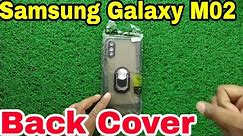Samsung Galaxy M02 Back Cover, Devi Tech, Mobile Cover,
