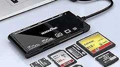 USB3.0 Multi-Card Reader, SD/TF/CF/Micro SD/XD/MS 7 in 1 Fast 5Gbps Memory Card Reader/Writer/Hub for SD SDXC SDHC CF CFI TF Micro SD Micro SDXC Micro SDHC MS MMC UHS-I Cards,for Windows/Linux/Mac OS
