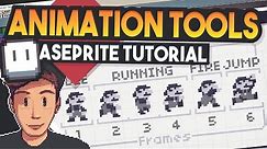 Aseprite Animation Timeline & tools (Pixelart beginner Tutorial)