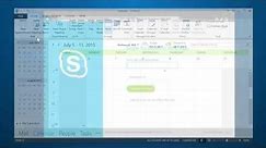 Schedule a Skype for Business meeting