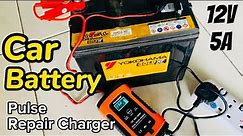 How to Charge a Car Battery at Home | FOXSUR 12V Pulse Repair Charger for Weak Battery
