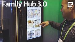 Samsung Family Hub fridge hands-on at CES 2018
