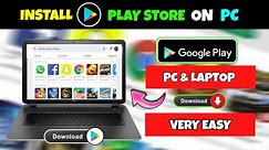 Laptop Me Play Store Download Kaise Kare | How To Download Play Store In Laptop And Pc |