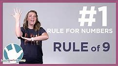 Incorporating Numbers Into Signs | ASL | Rule of 9